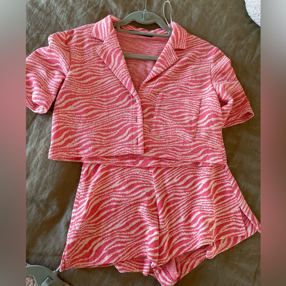 Zara Zebra Short Set - Picture 2 of 3